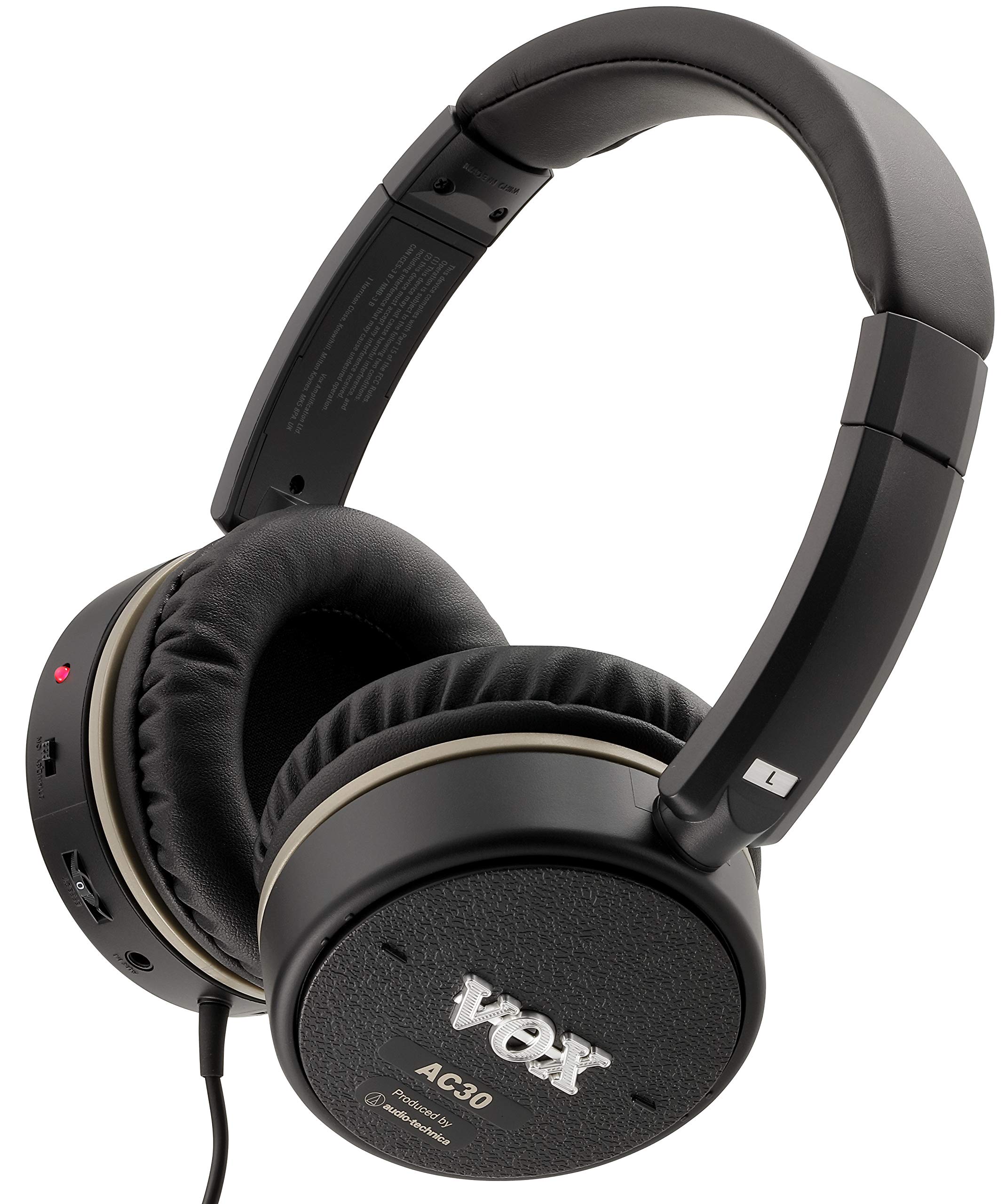 VOX Headphones with guitar amplifier Plug in directly to the guitar Ideal for personal practice Battery operated Classic vintage sound built-in
VOX Headphones with guitar amplifier Plug in directly to the guitar Ideal for personal practice Battery operated Classic vintage sound built-in