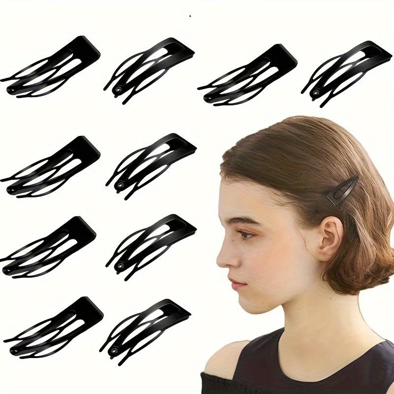 Double Grip Barrettes MetalSnap Buttons Barrettes Iron Alloy Hairpinfor Hair Stylishing Salon Supplies (Black) чёрный
Double Grip Barrettes MetalSnap Buttons Barrettes Iron Alloy Hairpinfor Hair Stylishing Salon Supplies (Black) чёрный