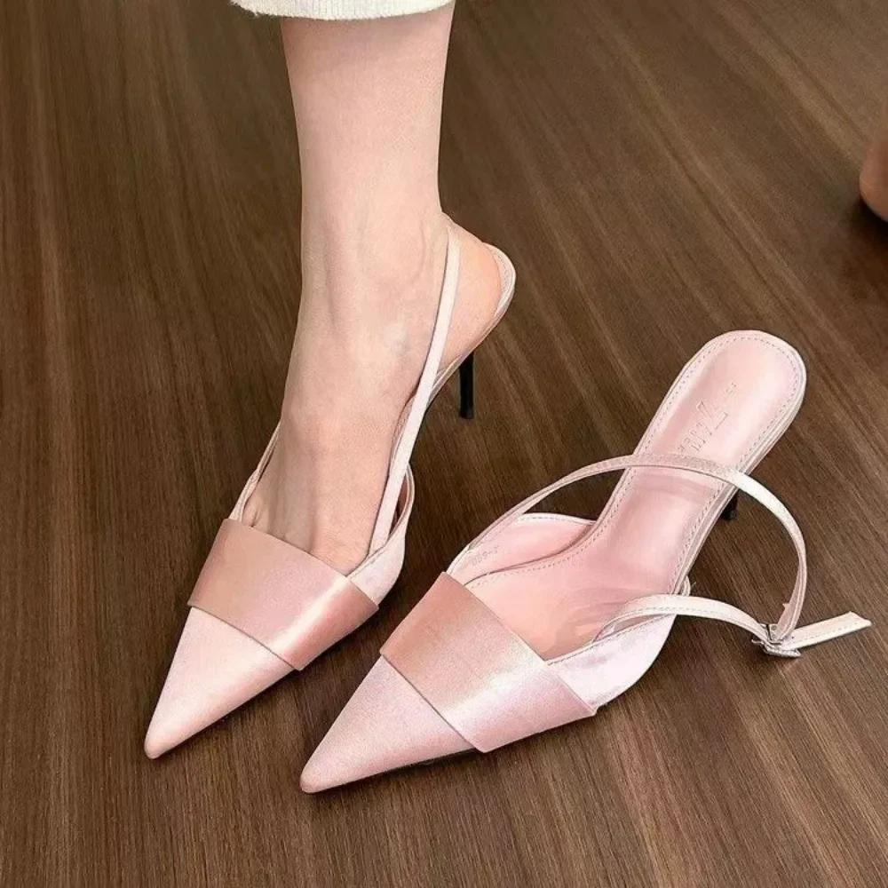 trend fashion Sandals Women High Heels Shoes Fashion Summer Slippers New Pointed Toe Sexy Dress Wedding Pumps Slingback Mujer Zapatillas
trend fashion Sandals Women High Heels Shoes Fashion Summer Slippers New Pointed Toe Sexy Dress Wedding Pumps Slingback Mujer Zapatillas