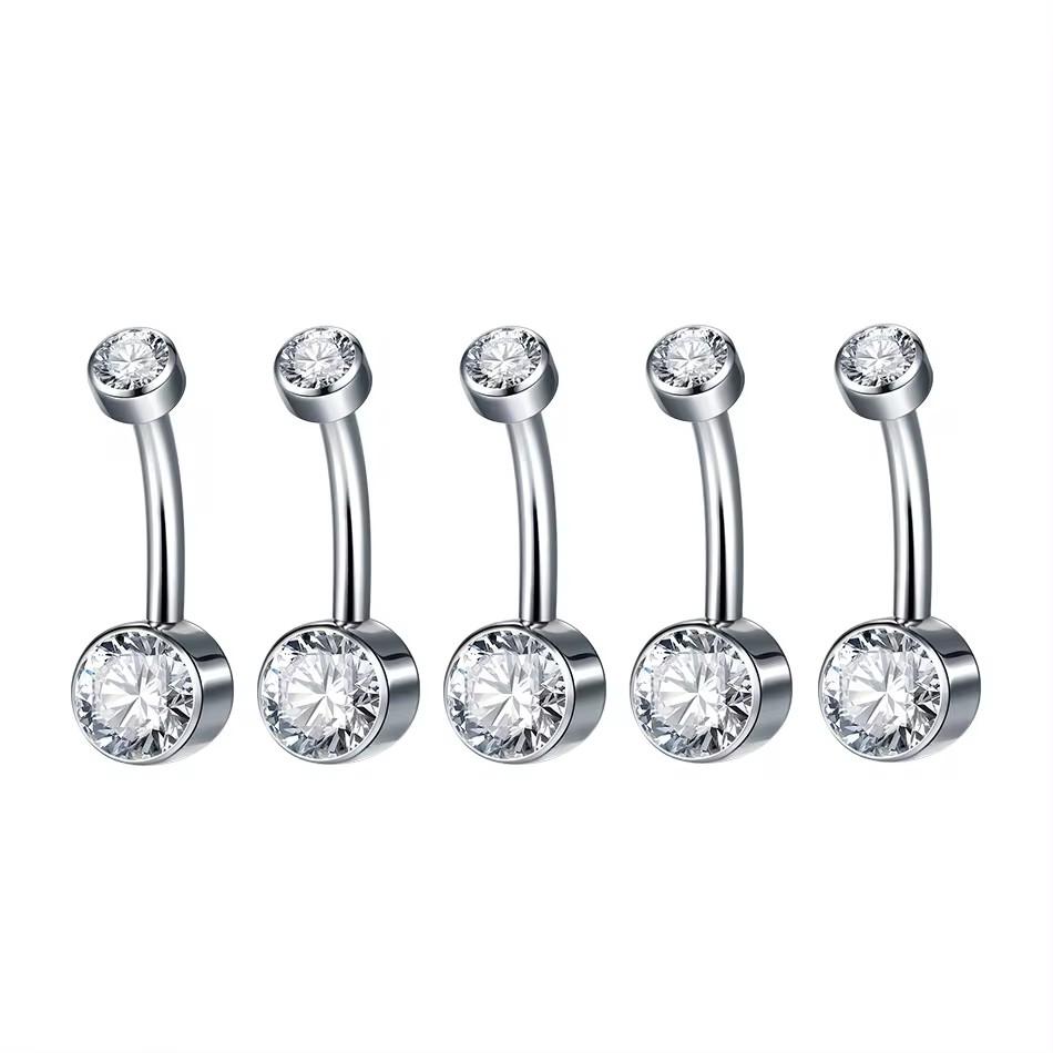 5/10Pcs Titanium Belly Button Ring 14G 6mm 8mm 10mm 12mm Belly Piercing Jewelry with Cubic Zirconia Short Bar Navel Piercings 14G 1.6x6x4x6mm
5/10Pcs Titanium Belly Button Ring 14G 6mm 8mm 10mm 12mm Belly Piercing Jewelry with Cubic Zirconia Short Bar Navel Piercings 14G 1.6x6x4x6mm