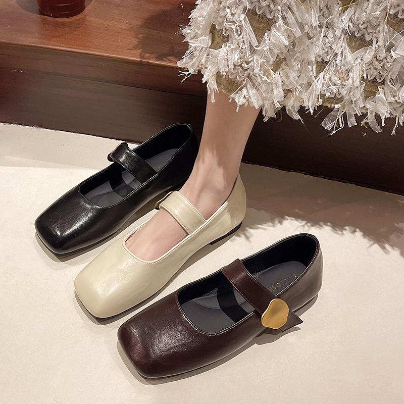 2025 spring soft leather metal buckle small square head retro flat heel single shoes one-word buckle Mary Jane shoes women s shoes flat shoes 40 коричневий
2025 spring soft leather metal buckle small square head retro flat heel single shoes one-word buckle Mary Jane shoes women s shoes flat shoes 40 коричневий