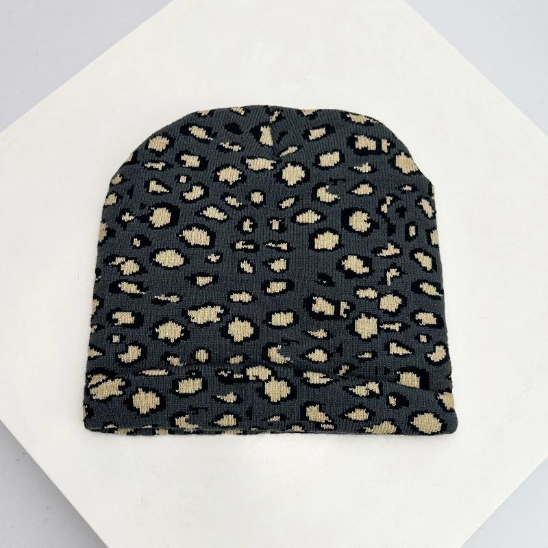 Autumn And Winter Leopard Speckles Wool Knitted Hats Personal Warm Retro Beanies Versatile Hip Hop Fashion Ins Niche Street 54-62cm
Autumn And Winter Leopard Speckles Wool Knitted Hats Personal Warm Retro Beanies Versatile Hip Hop Fashion Ins Niche Street 54-62cm