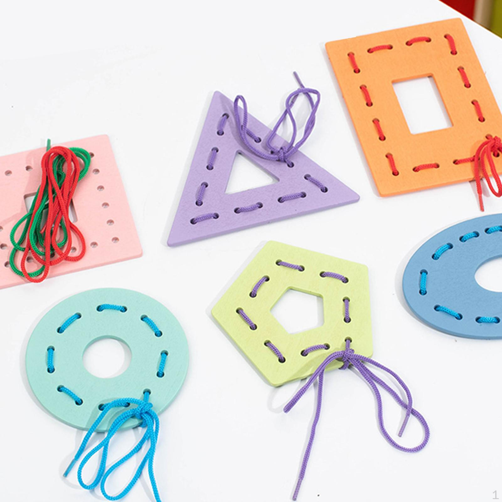 Wooden Lacing Toy Kids Threading Panels Essentials Portable Professional Early Development
Wooden Lacing Toy Kids Threading Panels Essentials Portable Professional Early Development