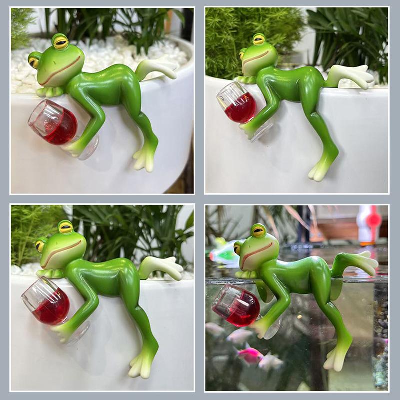 Hanging Flower Pot Edge Frog Decorative Ornaments Resin Hanging Decorative Glass Fish Tank Pendant Miniature Craft A
Hanging Flower Pot Edge Frog Decorative Ornaments Resin Hanging Decorative Glass Fish Tank Pendant Miniature Craft A