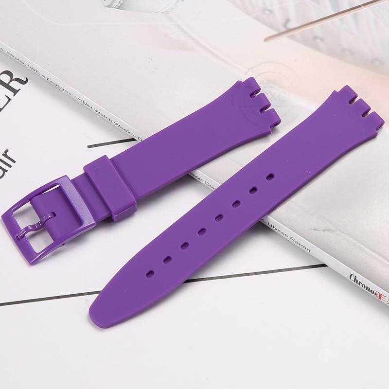 17 мм м який силіконовий ремінець кольоровий для Swatch Водонепроникний спортивний годинник Аксесуари Ремінець Браслет Наручний ремінець 17mm
17 мм м який силіконовий ремінець кольоровий для Swatch Водонепроникний спортивний годинник Аксесуари Ремінець Браслет Наручний ремінець 17mm