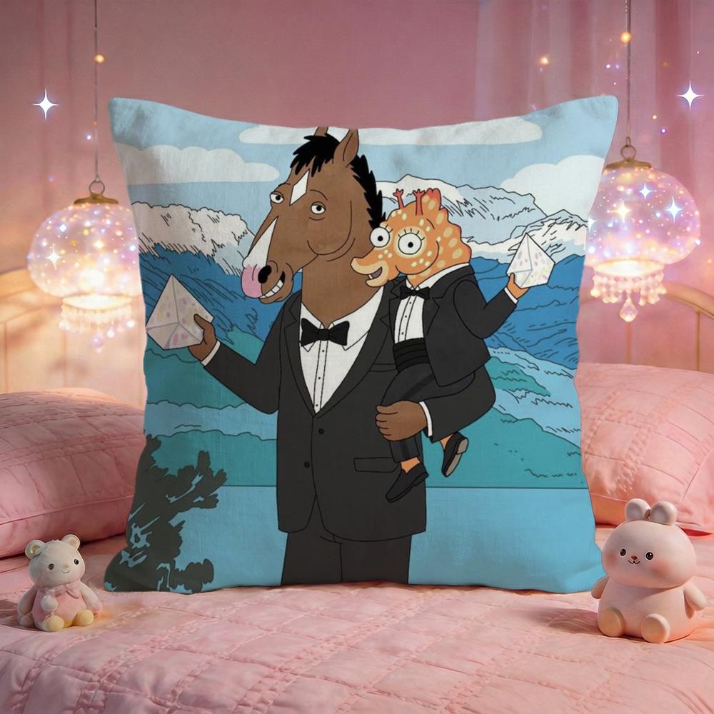 BBoJack Horseman Cushion Cover Premium Comfort Reversible Pillow Cove Two In One Design For Any Room Car Interior 30x30cm 12x12in
BBoJack Horseman Cushion Cover Premium Comfort Reversible Pillow Cove Two In One Design For Any Room Car Interior 30x30cm 12x12in