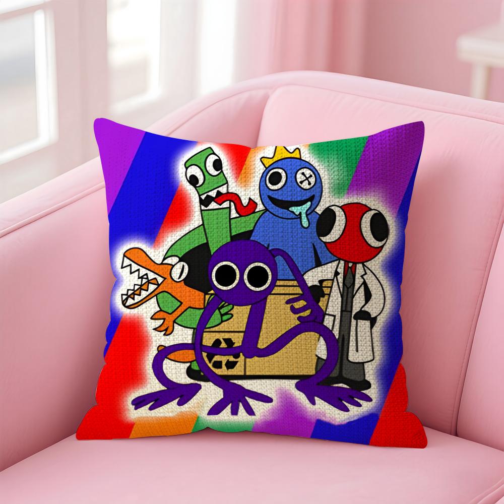 RRainbow FriendsS Cartoon Cushion Cover Natural Linen Pillow Case DoubleSided Print Decorative Sofa Pillowcase Home Decor Gift 30x30cm
RRainbow FriendsS Cartoon Cushion Cover Natural Linen Pillow Case DoubleSided Print Decorative Sofa Pillowcase Home Decor Gift 30x30cm