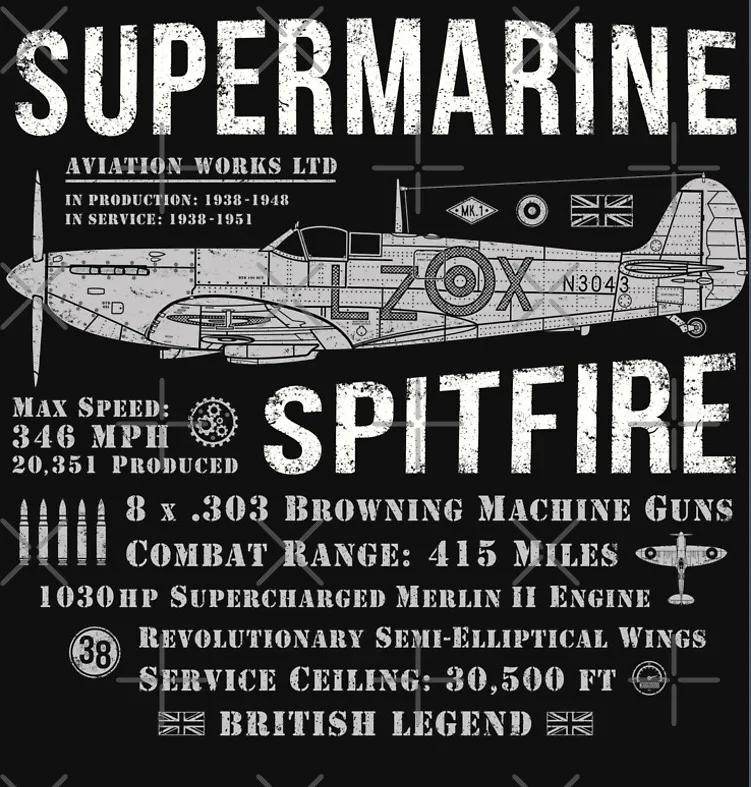 RAF Supermarine Spitfire Fighter Aircraft Blueprint TShirt 100 Cotton ONeck Short Sleeve Summer Casual Mens Tshirt S
RAF Supermarine Spitfire Fighter Aircraft Blueprint TShirt 100 Cotton ONeck Short Sleeve Summer Casual Mens Tshirt S