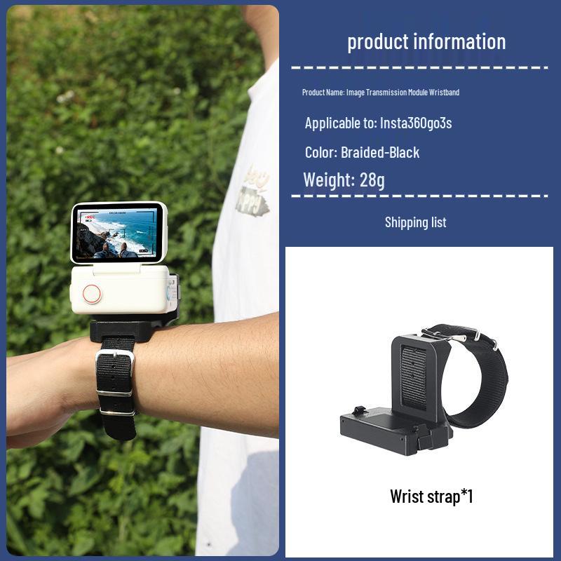 Insta360 GO 3 Camera Frame & Wrist Strap Extension Kit
Insta360 GO 3 Camera Frame & Wrist Strap Extension Kit