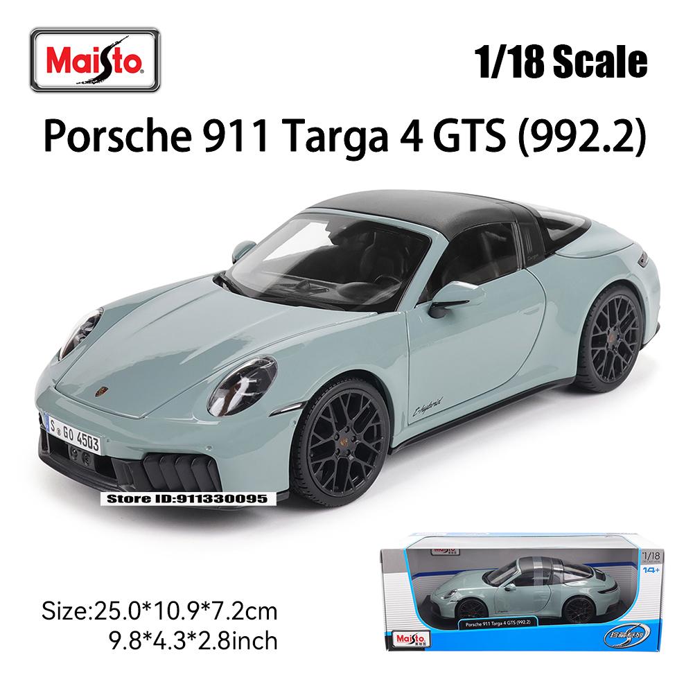 Maisto 1:18 Porsche 911 Tarqa 4 GTS (992.2) Brand Car Model Static Die Casting Model Collection Gift Toy Gift Black base
Maisto 1:18 Porsche 911 Tarqa 4 GTS (992.2) Brand Car Model Static Die Casting Model Collection Gift Toy Gift Black base