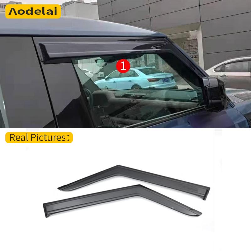 For Land Rover Defender 90 110 130 2020-2026 Black Exterior Window Visors Rain SunDeflector Visor Guard CoverABS Car Accessories
For Land Rover Defender 90 110 130 2020-2026 Black Exterior Window Visors Rain SunDeflector Visor Guard CoverABS Car Accessories