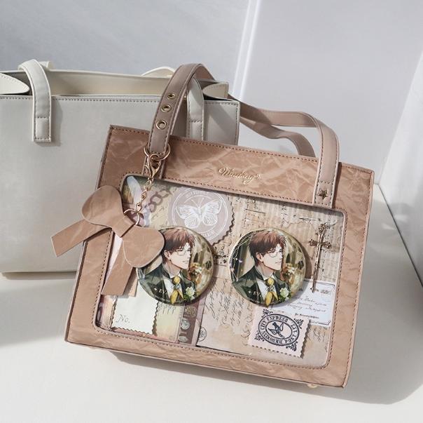 JIAERDI Sweet Cute Bow Handbag Women Letter Square Large Capacity Shoulder Bags Ladies Anime Everyday Transparent Ita Bag 2025 27.5x22x11cm коричневый
JIAERDI Sweet Cute Bow Handbag Women Letter Square Large Capacity Shoulder Bags Ladies Anime Everyday Transparent Ita Bag 2025 27.5x22x11cm коричневый