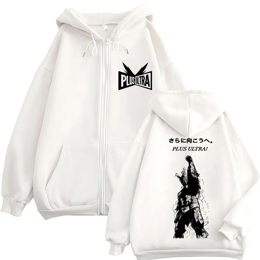 Anime My Hero Academia Go Beyond Plus Ultra Zipper Hoodies Men Women Harajuku Fashion Manga Sportwear Loose Coats S
Anime My Hero Academia Go Beyond Plus Ultra Zipper Hoodies Men Women Harajuku Fashion Manga Sportwear Loose Coats S