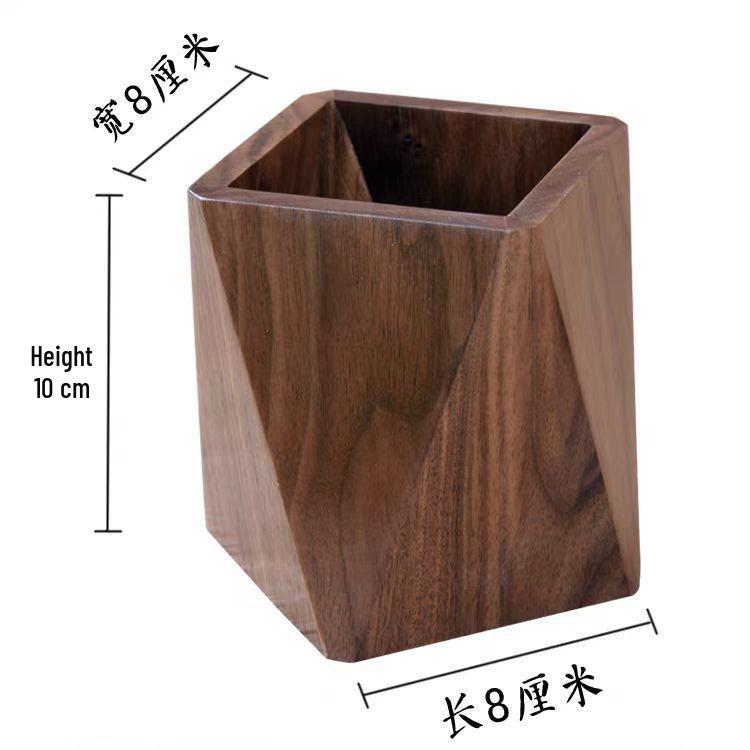Дерев яний тримач для ручок та органайзер з чорного горіха Black Walnut Color
Дерев яний тримач для ручок та органайзер з чорного горіха Black Walnut Color