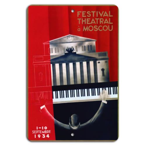 Theatrical Festival 1934 Moscows Musical ExtravaganzaAluminumtin sign 20x30cm(7.8x11.8inch)
Theatrical Festival 1934 Moscows Musical ExtravaganzaAluminumtin sign 20x30cm(7.8x11.8inch)