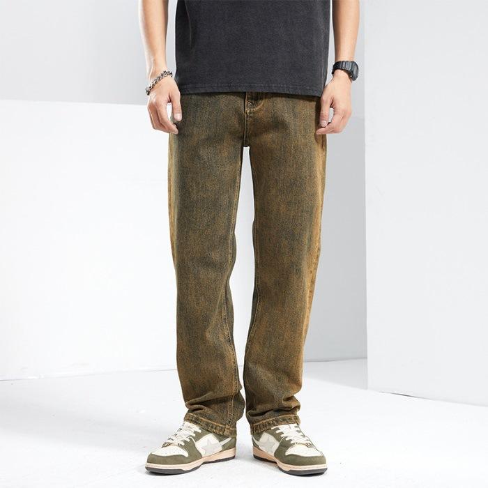 Весенне-летние новые мужские свободные прямые американские ретро уличные стрейч джинсы 40
Весенне-летние новые мужские свободные прямые американские ретро уличные стрейч джинсы 40
