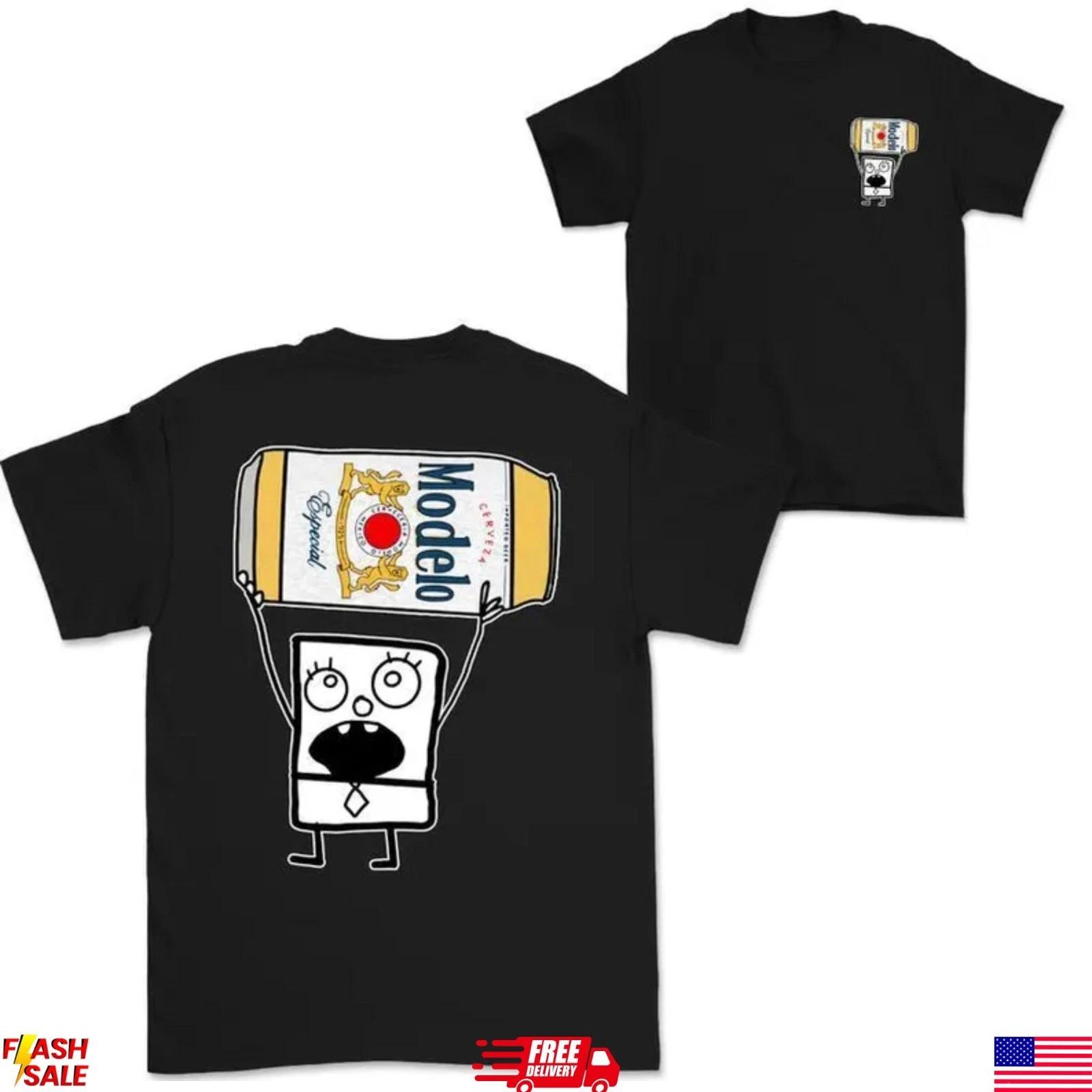 Doodlebob Modelo Beer Essential 2 Sided T-shirt 3XL
Doodlebob Modelo Beer Essential 2 Sided T-shirt 3XL
