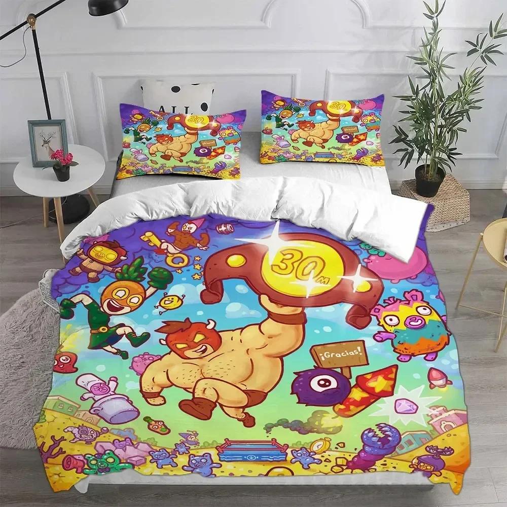 Game Burrito BisonLauncha Libre Printed Bed Set Duvet Cover Pillowcase Bedding Set Linen Sheet Quilt Cover Full Queen King Size 135x200cm
Game Burrito BisonLauncha Libre Printed Bed Set Duvet Cover Pillowcase Bedding Set Linen Sheet Quilt Cover Full Queen King Size 135x200cm