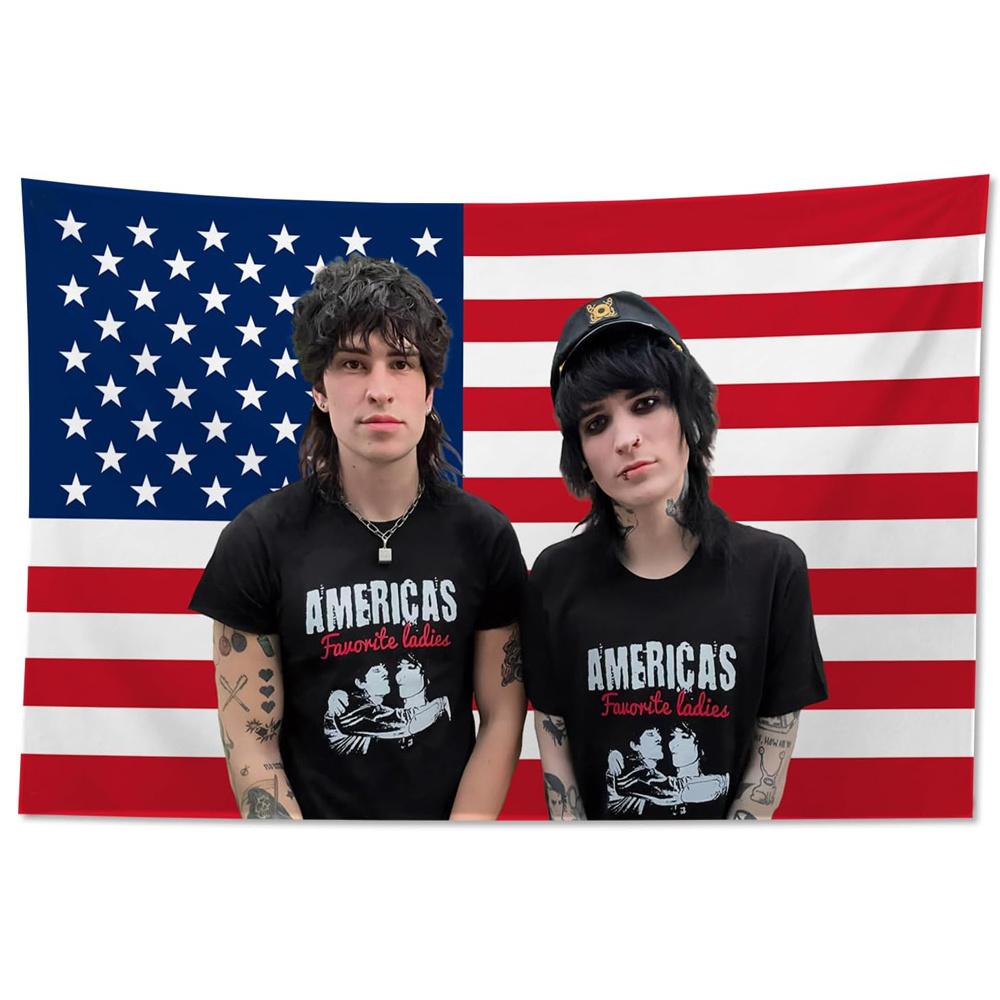 1pc JJake And JJohnnie Flag Funny Tapestry for Home Party Decoration Birthday Gifts 74x94cm(29x37in)
1pc JJake And JJohnnie Flag Funny Tapestry for Home Party Decoration Birthday Gifts 74x94cm(29x37in)
