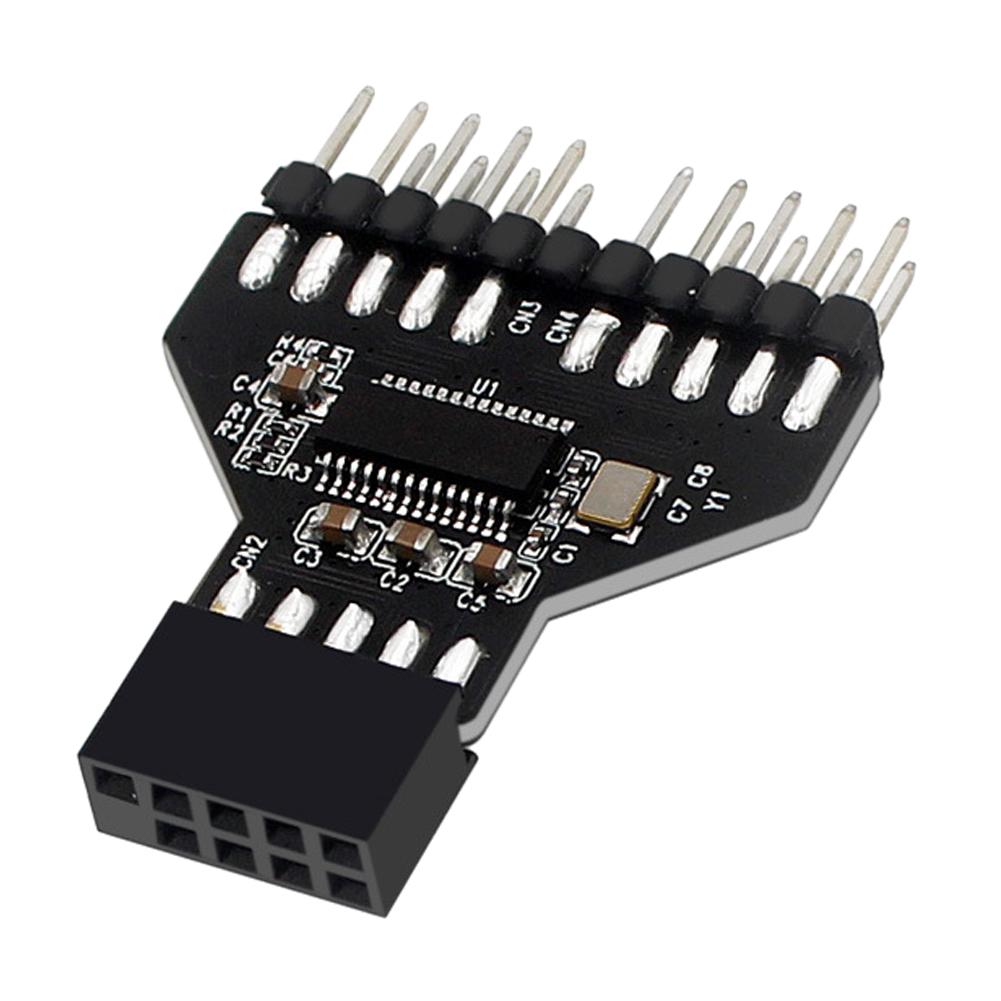 Материнская плата USB2.0 9-контактный разъем-разветвитель 1 на 2 удлинительный кабель-адаптер USB HUB A
Материнская плата USB2.0 9-контактный разъем-разветвитель 1 на 2 удлинительный кабель-адаптер USB HUB A
