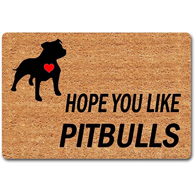 Funny Welcome Indoor House Warming Doormat Hope You Like Pitbulls Dog Mat Front Porch Welcome Area Rug Home Decor Novelty Gift
Funny Welcome Indoor House Warming Doormat Hope You Like Pitbulls Dog Mat Front Porch Welcome Area Rug Home Decor Novelty Gift