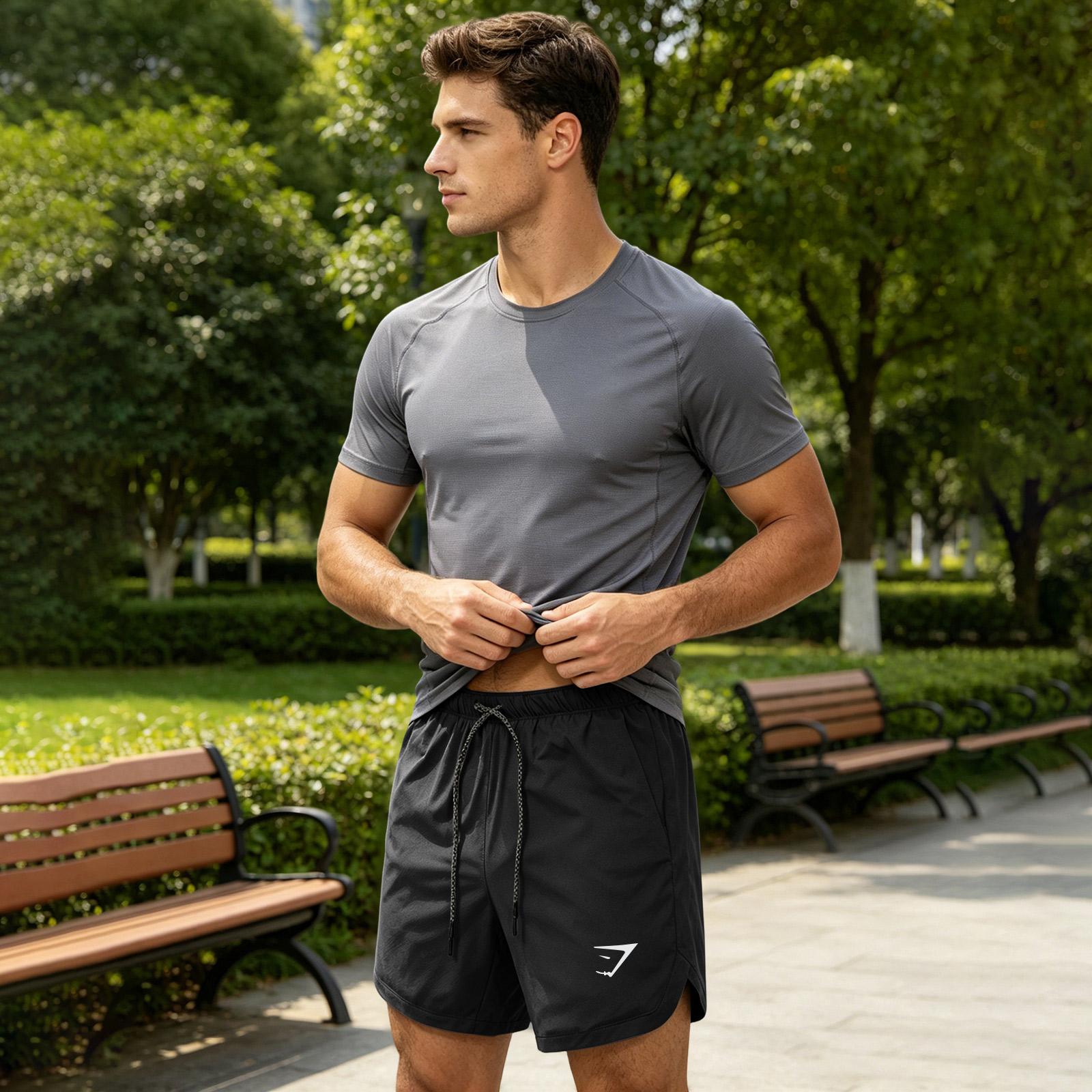 Men s Outdoor Quick Dry Lightweight Sports Shorts Elastic Waistband Drawstring Gym Running Training Shorts with Side Pockets XXXL чорний
Men s Outdoor Quick Dry Lightweight Sports Shorts Elastic Waistband Drawstring Gym Running Training Shorts with Side Pockets XXXL чорний