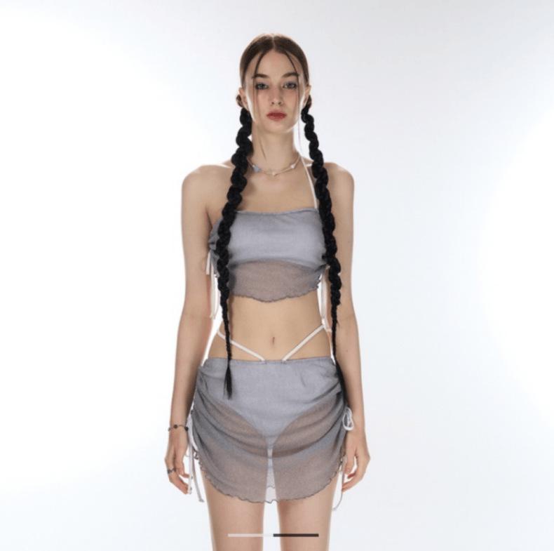 Women s Sexy Thin Strap Bikini - Swimsuit Split System for Beach, Hot Springs, and Vacations L сірий колір
Women s Sexy Thin Strap Bikini - Swimsuit Split System for Beach, Hot Springs, and Vacations L сірий колір