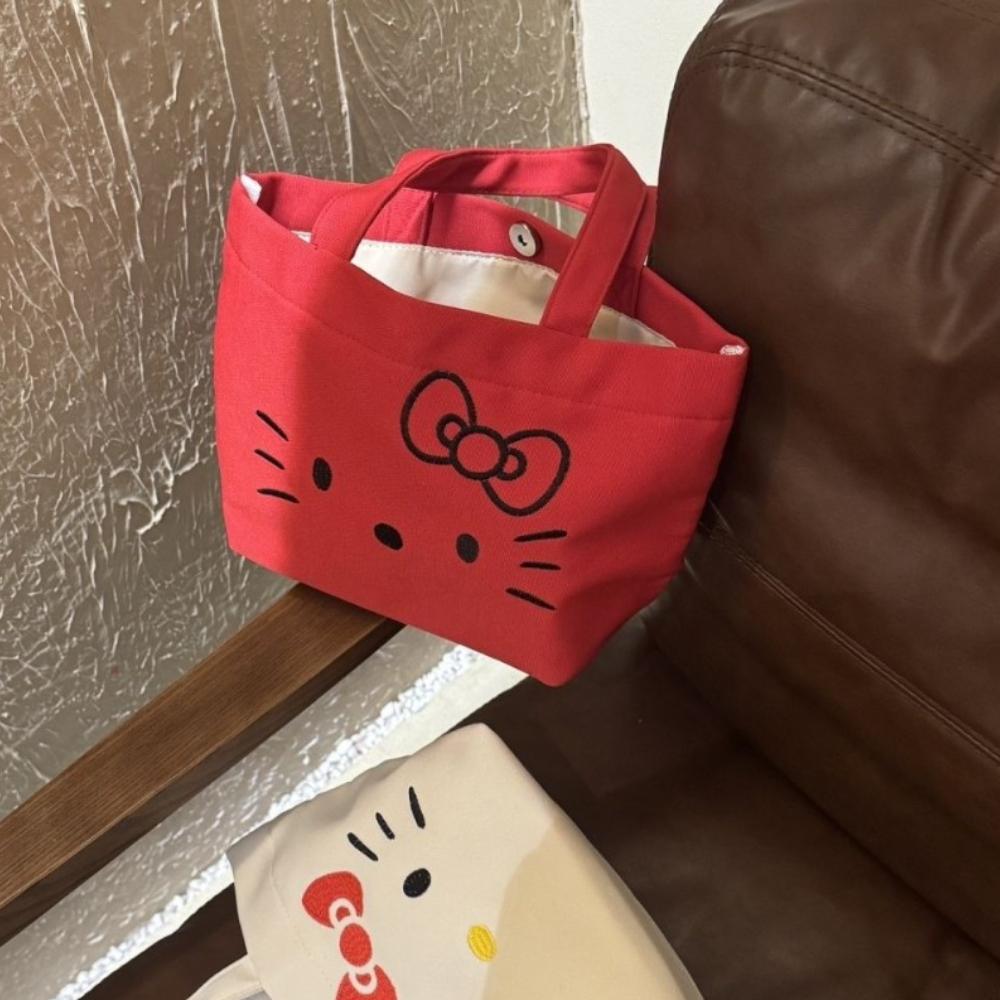 Women Bag Cute Cartoon Hello Kitty embroidered handbag portable small commuting bag Tote handbag Kawaii Single Shoulder Bag
Women Bag Cute Cartoon Hello Kitty embroidered handbag portable small commuting bag Tote handbag Kawaii Single Shoulder Bag