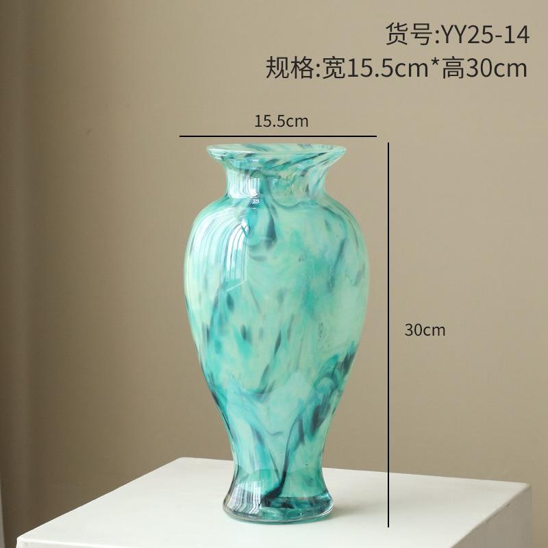 Luxury Blue Glass Vase for Living Room Tabletop Hydroponic Decor Hotel Sample Room Flower Vase
Luxury Blue Glass Vase for Living Room Tabletop Hydroponic Decor Hotel Sample Room Flower Vase