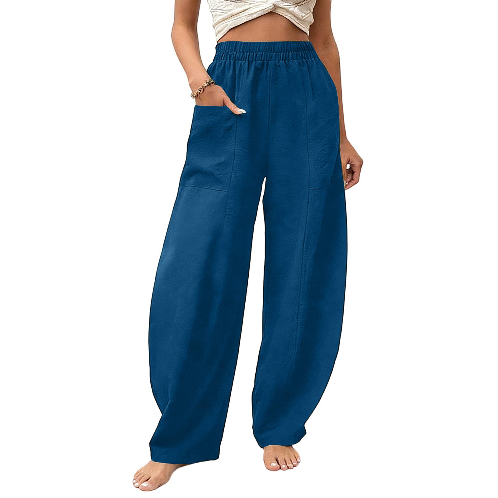 Women s Color Pants Straight Leg Pants With Pockets, Casual Wide Leg Pants XXXXXL синій
Women s Color Pants Straight Leg Pants With Pockets, Casual Wide Leg Pants XXXXXL синій