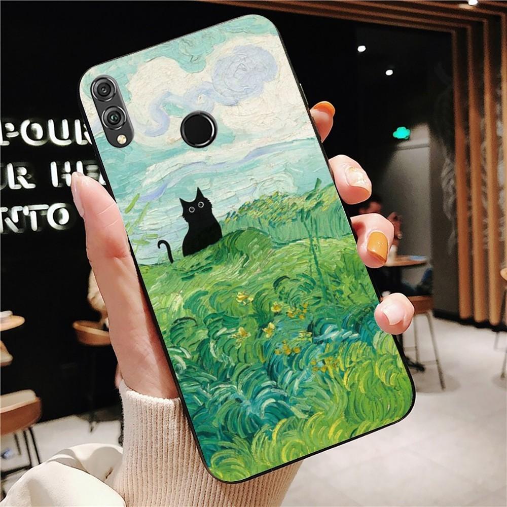 Cartoon Animal Black Cat Oil Painting Phone Case For Huawei Honor 10 lite 9 20 7A 9X 30 50 60 70 pro plus Soft Silicone Cover Huawei Honor 70
Cartoon Animal Black Cat Oil Painting Phone Case For Huawei Honor 10 lite 9 20 7A 9X 30 50 60 70 pro plus Soft Silicone Cover Huawei Honor 70