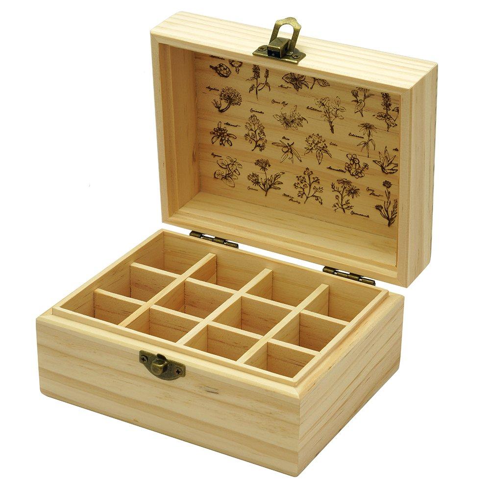 Eaoike Natural Wood Essential Oil Storage Box (Holds 12 Bottles)
Eaoike Natural Wood Essential Oil Storage Box (Holds 12 Bottles)