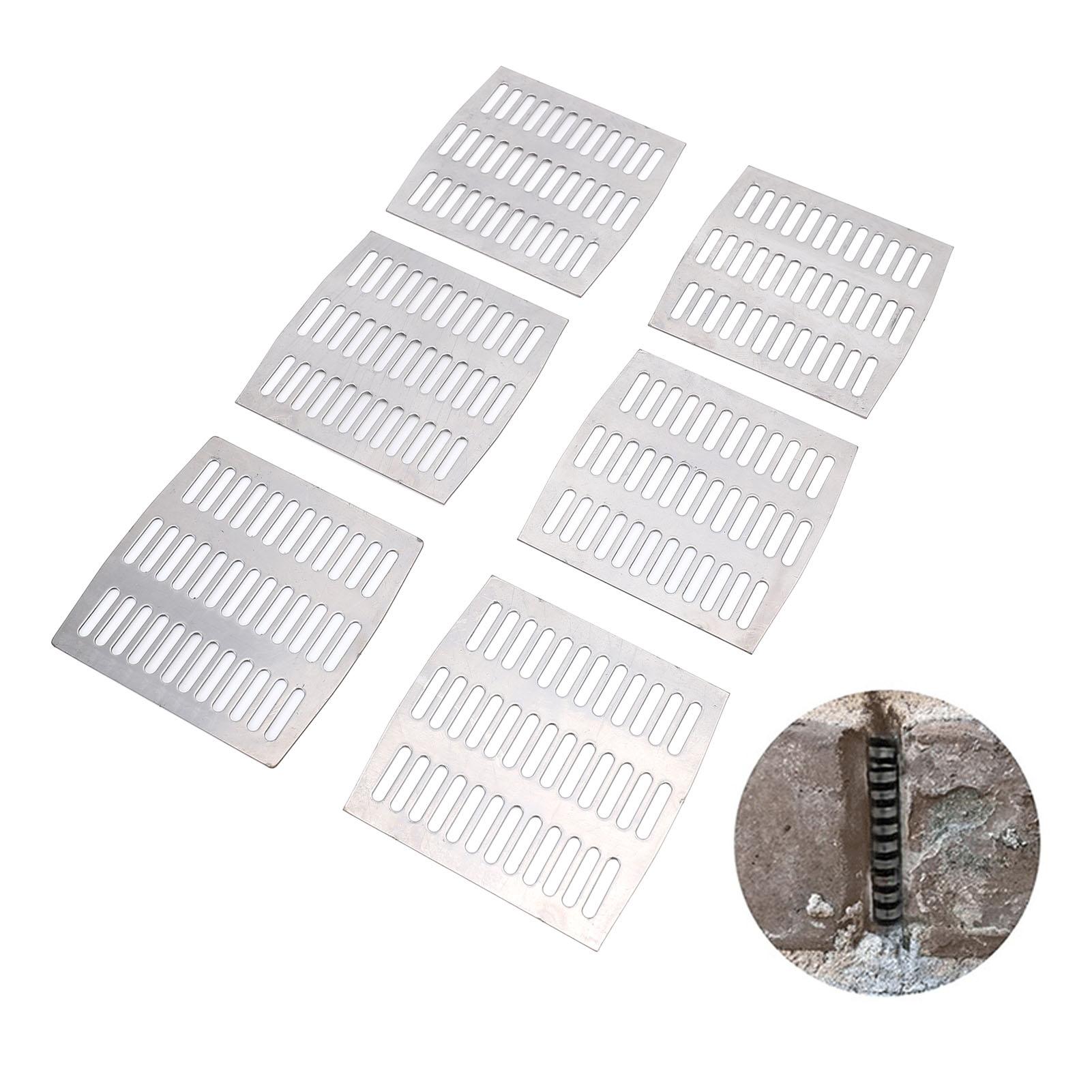40PCS Drain Hole Fill Covers Stackable Stainless Steel Weep Hole Cover for Brick Wall Crack Repair
40PCS Drain Hole Fill Covers Stackable Stainless Steel Weep Hole Cover for Brick Wall Crack Repair