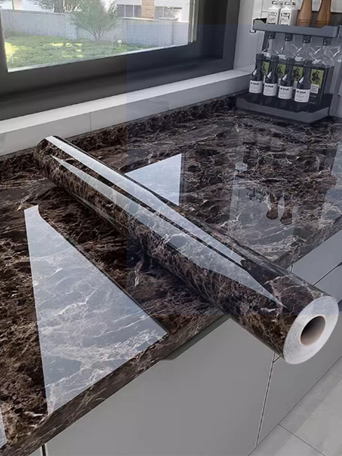 Marble Contact Paper For Countertops,Self-Adhesive Removable Wallpaper PVC Waterproof Oil-Proof Sticker For Kitchen Bathroom 40cm x 100cm
Marble Contact Paper For Countertops,Self-Adhesive Removable Wallpaper PVC Waterproof Oil-Proof Sticker For Kitchen Bathroom 40cm x 100cm