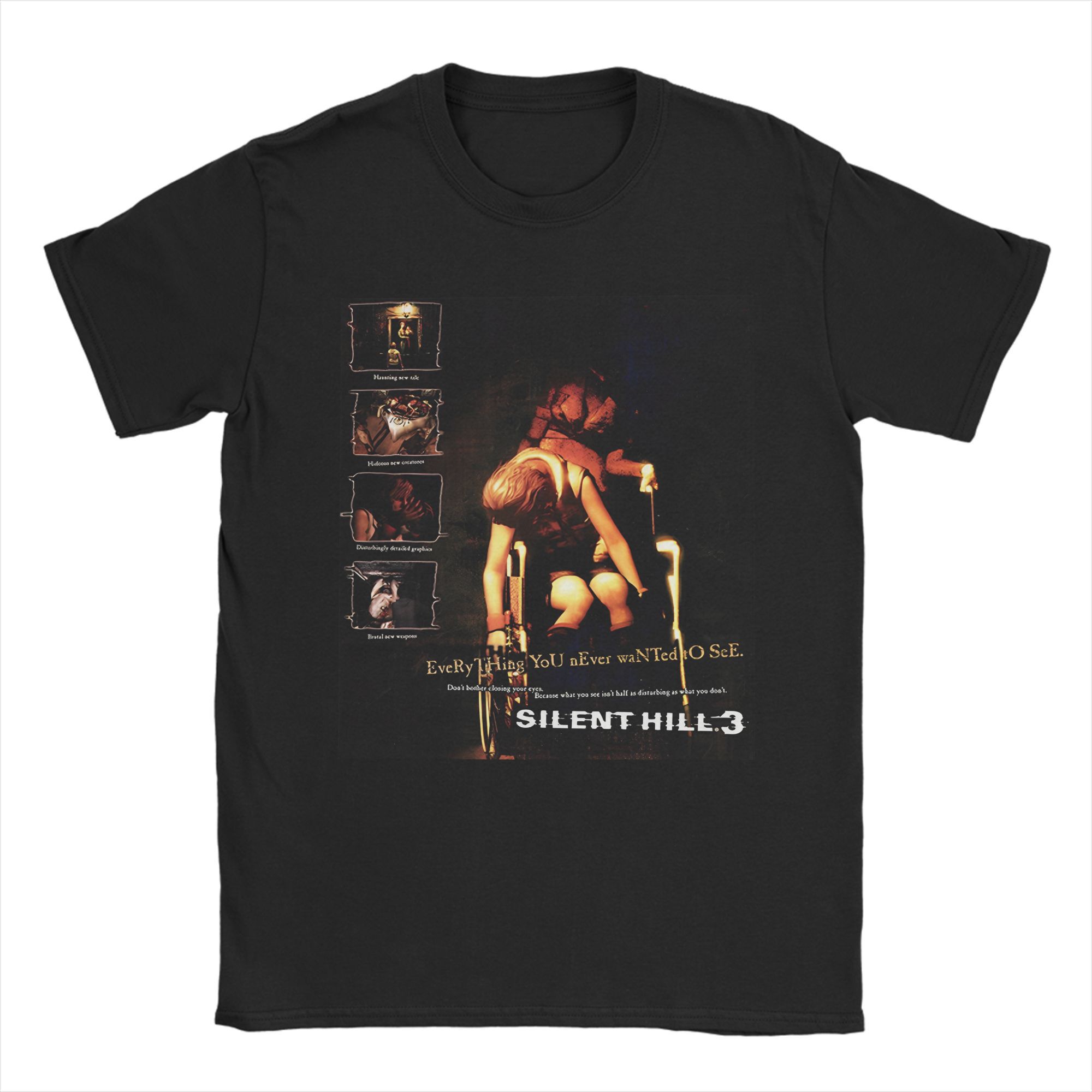 Футболка з принтом Silent Hill Horror Game Heavens Night Літня футболка SH3 з меланжевої бавовни для чоловіків Хіппі футболка з коротким рукавом Топи M
Футболка з принтом Silent Hill Horror Game Heavens Night Літня футболка SH3 з меланжевої бавовни для чоловіків Хіппі футболка з коротким рукавом Топи M