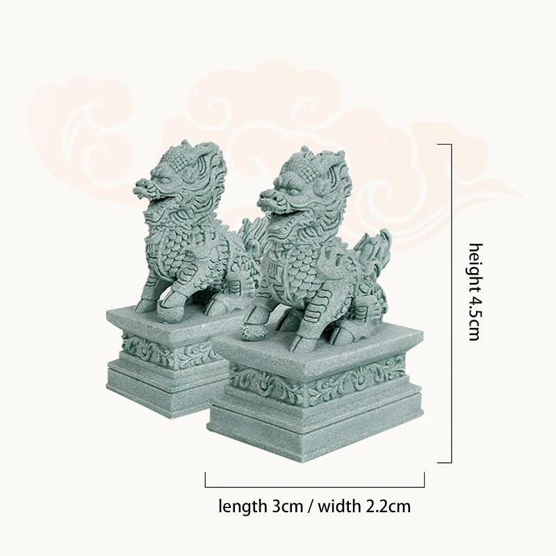 Fu Foo Dog Pair Guardian Stone Lion Statues Chinese Feng Shui Decorative Figurines Home Living Room Bar Cafe Decor Desk Ornament
Fu Foo Dog Pair Guardian Stone Lion Statues Chinese Feng Shui Decorative Figurines Home Living Room Bar Cafe Decor Desk Ornament