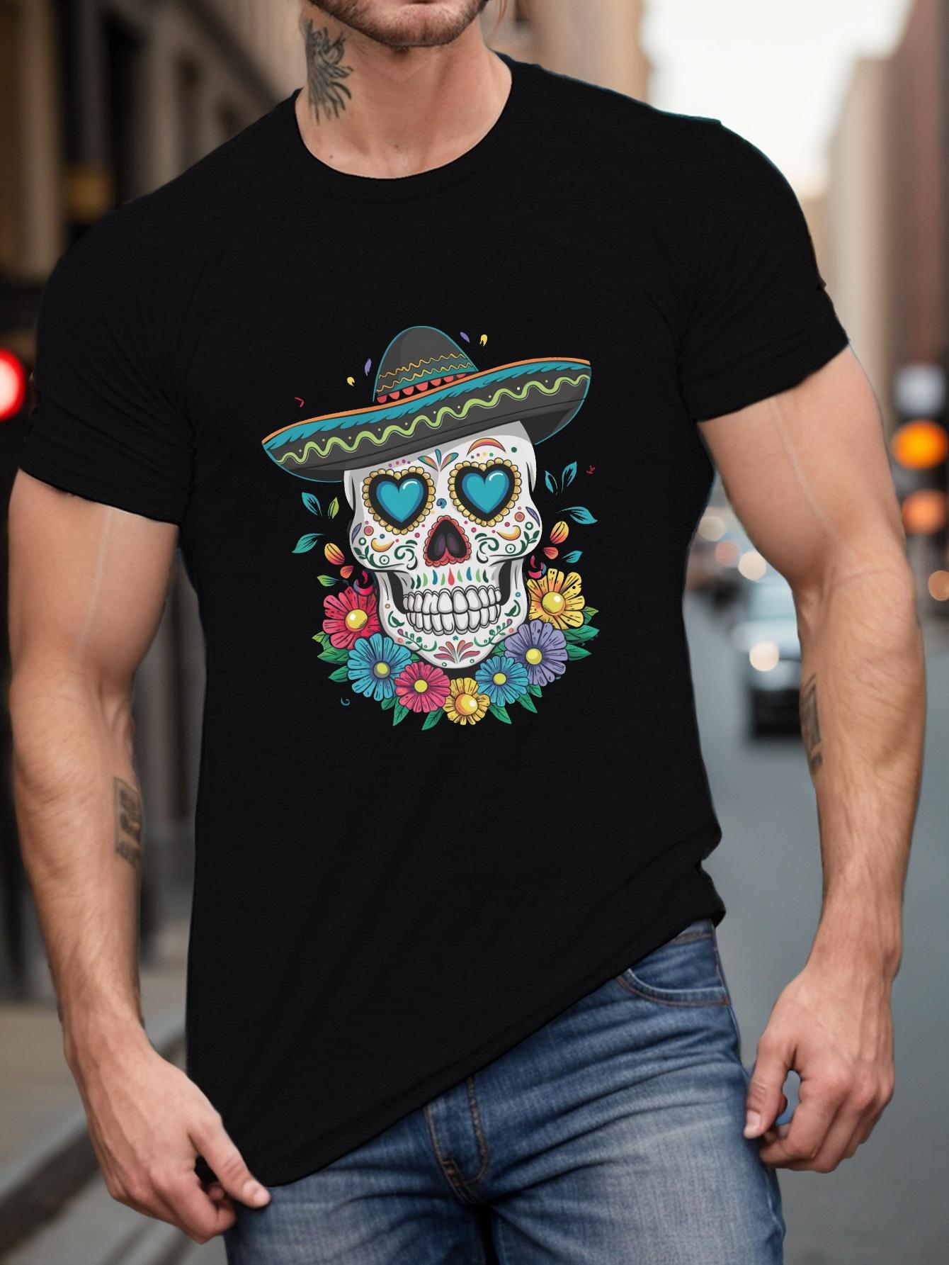 Mexico Dia De Muertos Sugar Skull Classic T-Shirt Special New Style Short Sleeve Round Neck Women Clothes Men s T-shirts 5XL різнокольоровий
Mexico Dia De Muertos Sugar Skull Classic T-Shirt Special New Style Short Sleeve Round Neck Women Clothes Men s T-shirts 5XL різнокольоровий
