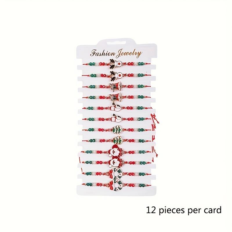 12 шт. Унисекс Рождественский сплав Модный регулируемый браслет, Браслет для праздничных вечеринок и собраний Christmas
12 шт. Унисекс Рождественский сплав Модный регулируемый браслет, Браслет для праздничных вечеринок и собраний Christmas