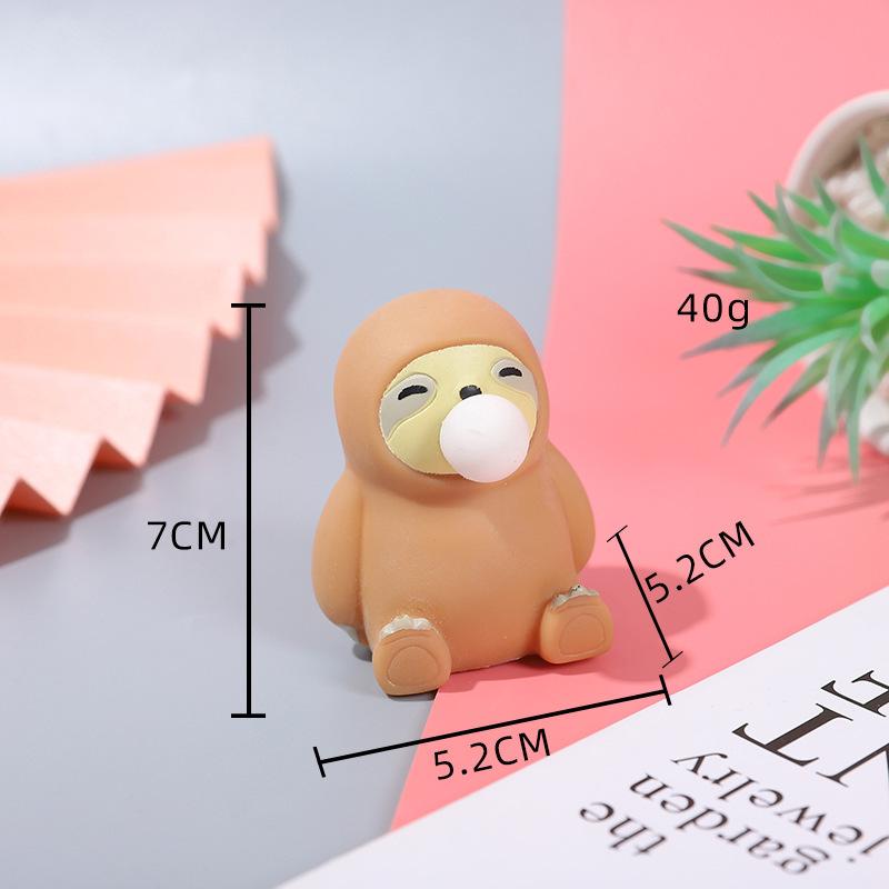 Animal Cute Anti-Stress Ball Decompression Cute sloth blowing bubbles Toys Playsetss Abraact Soft Sticky Squishi Stress Relief Toys Playsetss J95
Animal Cute Anti-Stress Ball Decompression Cute sloth blowing bubbles Toys Playsetss Abraact Soft Sticky Squishi Stress Relief Toys Playsetss J95
