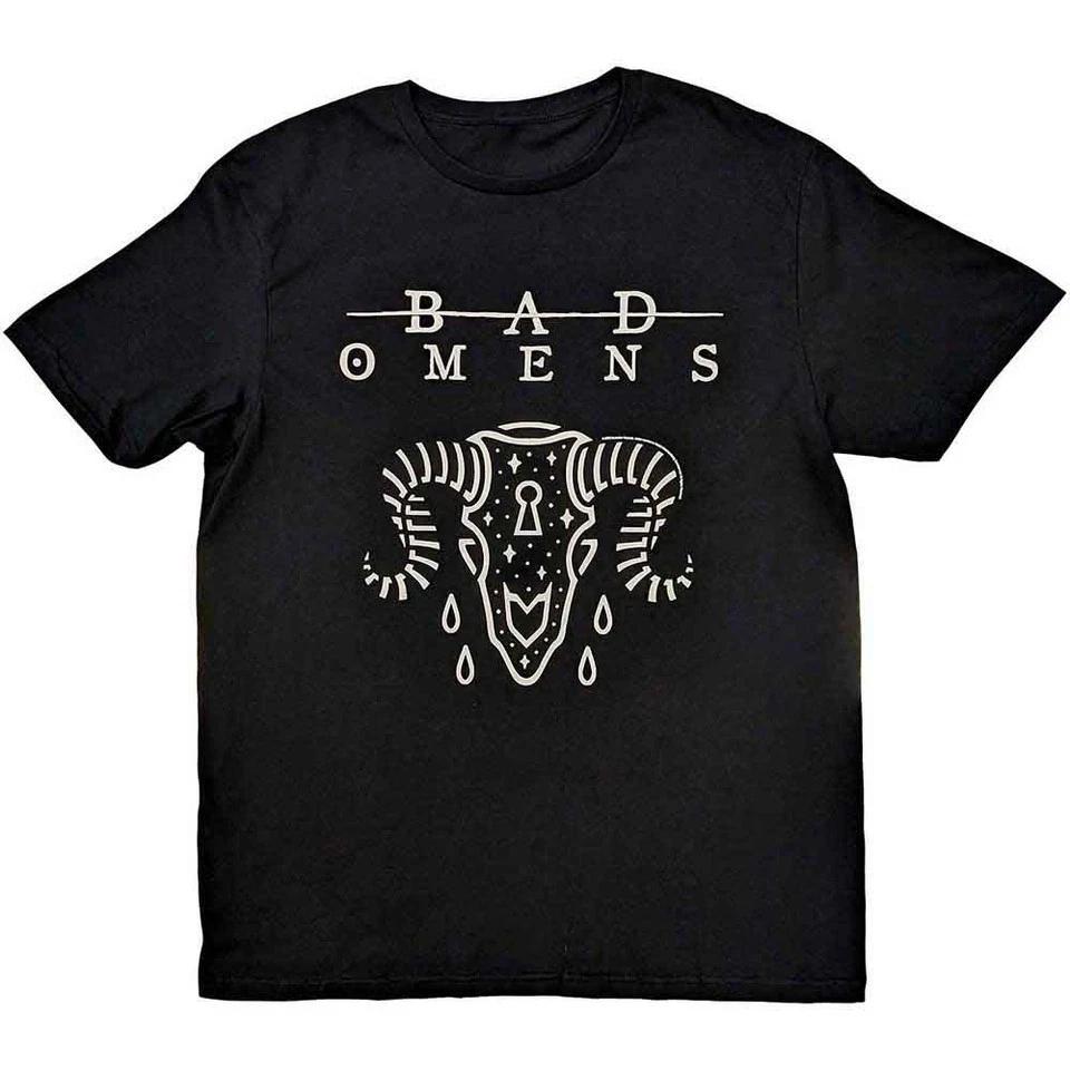BAD OMENS футболка с черепом барана Унисекс S
BAD OMENS футболка с черепом барана Унисекс S