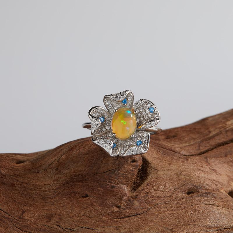 Earrings S925 Sterling Silver Set With Natural Opal Gemstone Ring Women S Fashion Treasure Jewelry срібний
Earrings S925 Sterling Silver Set With Natural Opal Gemstone Ring Women S Fashion Treasure Jewelry срібний