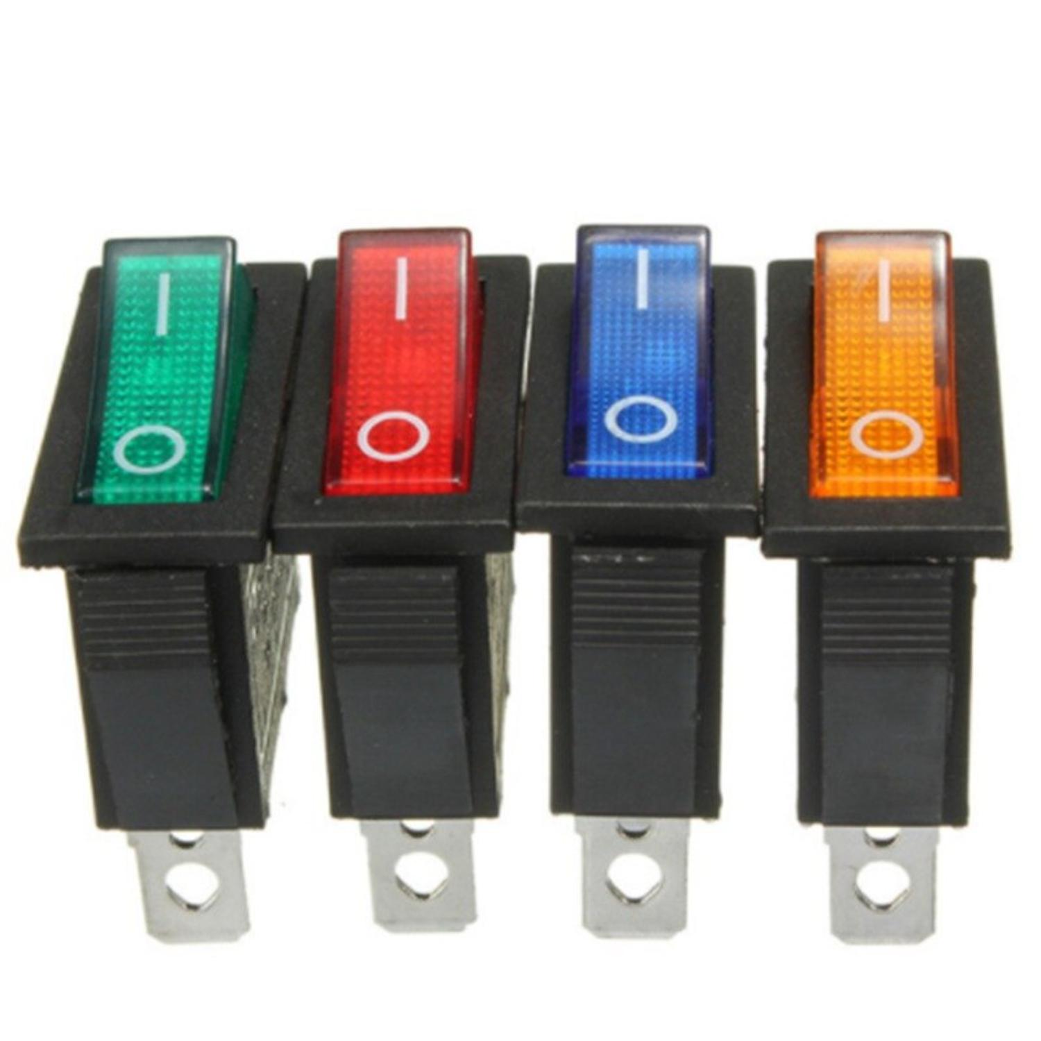 8Pcs AC 250V/15A, 125V/20A LED On/Off SPST 3 Pin 2 Position Mini Boat Rocker Toggle Snap Househould DIY
8Pcs AC 250V/15A, 125V/20A LED On/Off SPST 3 Pin 2 Position Mini Boat Rocker Toggle Snap Househould DIY