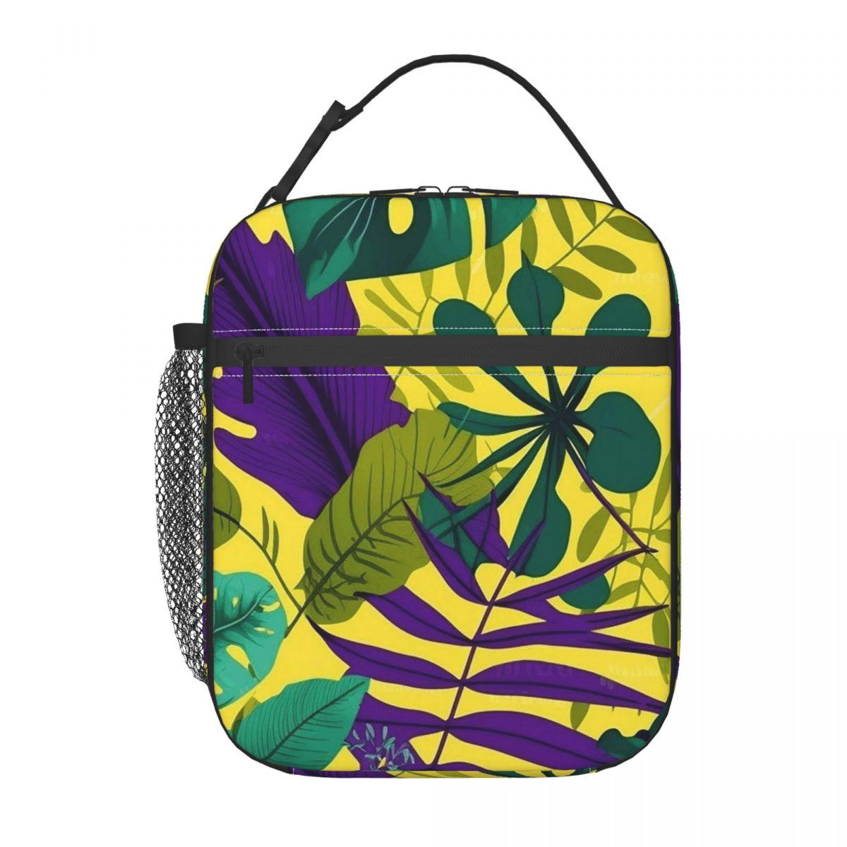 Vibrant Tropical Palm Leaf Pattern Insulated Lunch Bag for Women Children Leakproof Food Boxes Thermal Lunch Box Tote One Size
Vibrant Tropical Palm Leaf Pattern Insulated Lunch Bag for Women Children Leakproof Food Boxes Thermal Lunch Box Tote One Size