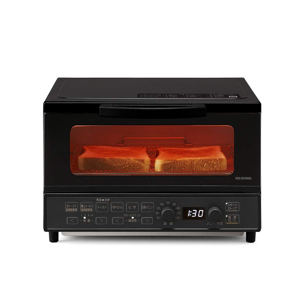 Iris Ohyama Toaster Oven 4 best fresh fluffy and color temperature control function 20 automatic 4 upper and lower microcomputer black Toaster, чорний
Iris Ohyama Toaster Oven 4 best fresh fluffy and color temperature control function 20 automatic 4 upper and lower microcomputer black Toaster, чорний