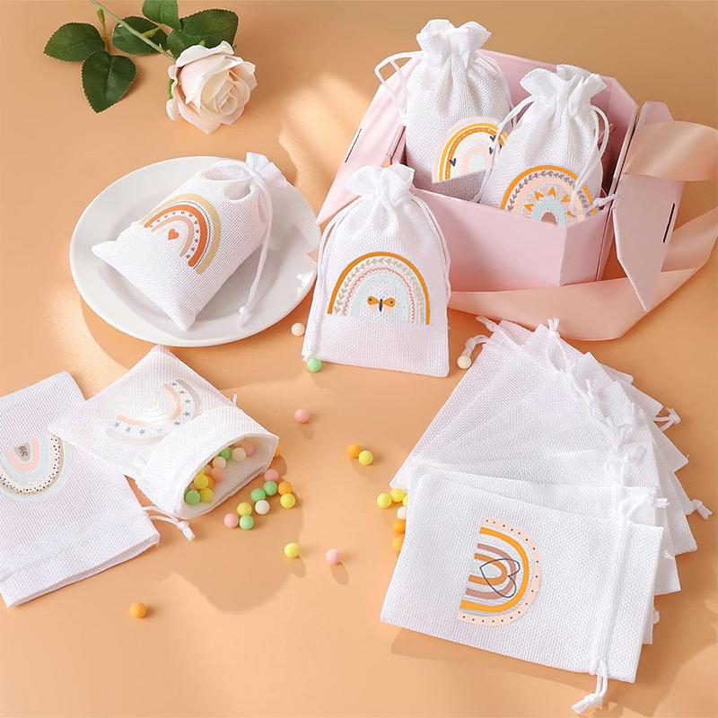8/9pcs Favor Pouches Natural Rainbow Printed Bag Party Supplies Drawstring Gift Bags Creative 10x14cm
8/9pcs Favor Pouches Natural Rainbow Printed Bag Party Supplies Drawstring Gift Bags Creative 10x14cm