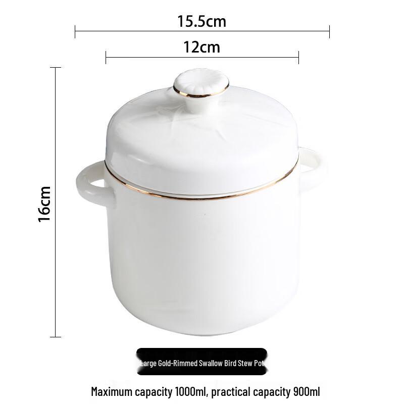 Ceramic Double Boiler Stew Pot
Ceramic Double Boiler Stew Pot