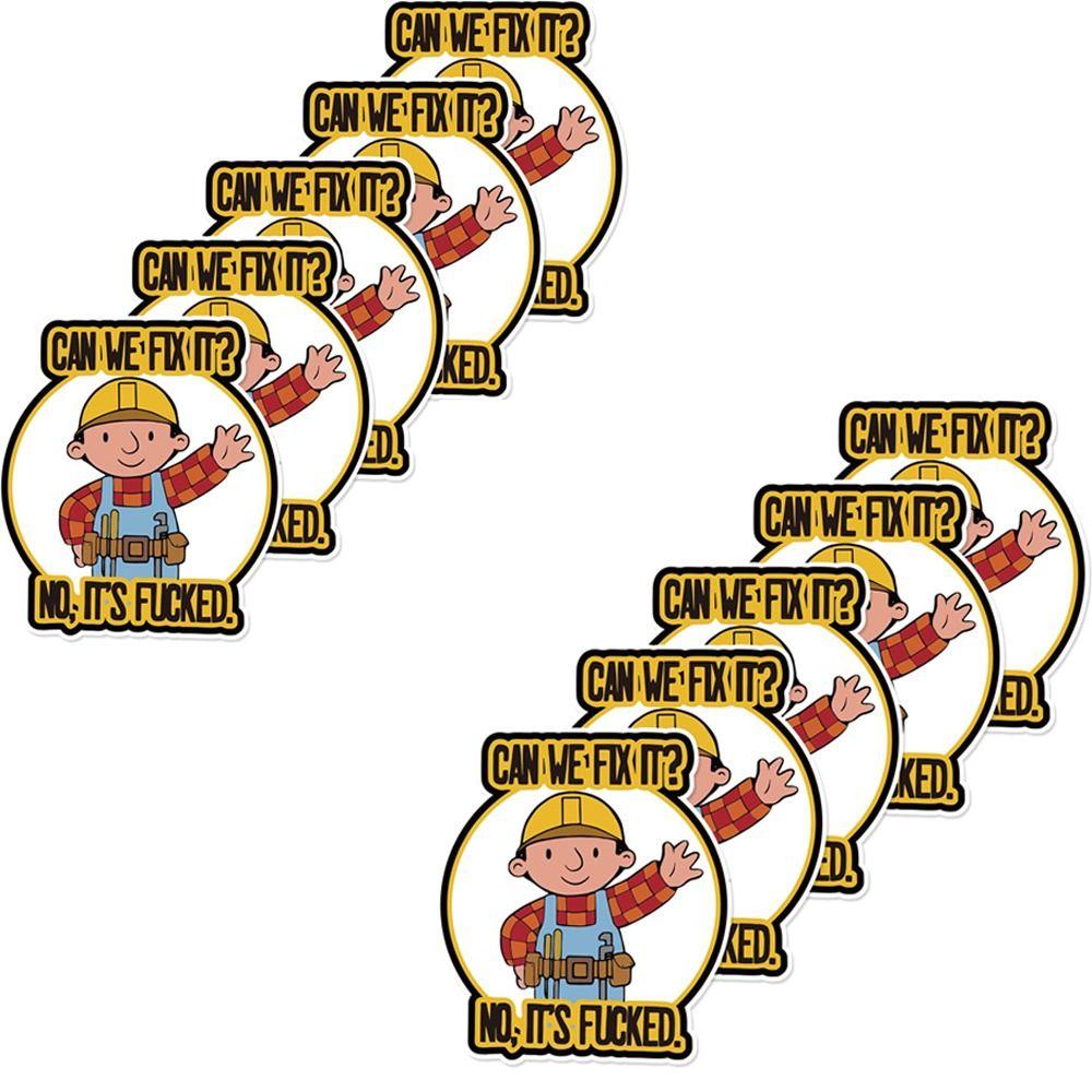 10 Pack Cute Helmet Decor Vinyl Funny Builder Sticker Tool Box Hardhat Stickers Builder
10 Pack Cute Helmet Decor Vinyl Funny Builder Sticker Tool Box Hardhat Stickers Builder
