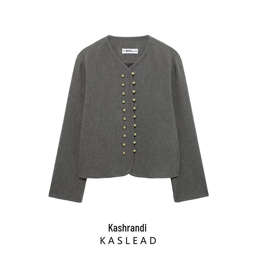 2025 Spring Women s European & American Style Fashion Coat with Sphere Button Decoration Small
2025 Spring Women s European & American Style Fashion Coat with Sphere Button Decoration Small