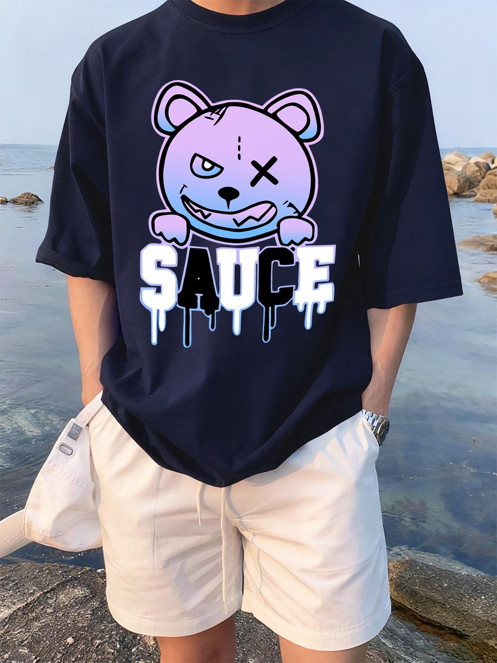 Melted Colored Cartoon Bear Prints TShirts Womens Summer Cotton Short Sleeve Tees ONeck Comfortable Loose Tops Casual Clothes 4XL
Melted Colored Cartoon Bear Prints TShirts Womens Summer Cotton Short Sleeve Tees ONeck Comfortable Loose Tops Casual Clothes 4XL