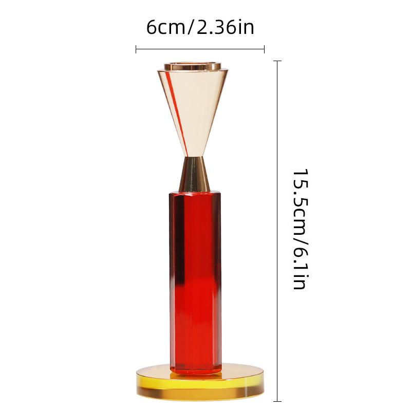Minimalist Transparent Glass Candle Holder Geometric Cylinder Candlestick Desk Decoration Wax Melt Burner Home Aroma Container
Minimalist Transparent Glass Candle Holder Geometric Cylinder Candlestick Desk Decoration Wax Melt Burner Home Aroma Container